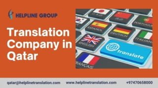 Translation Company Qatar