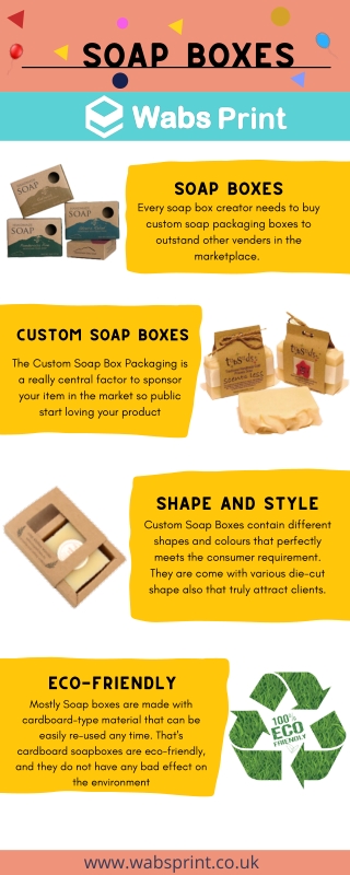 Buy Custom Soap Boxes