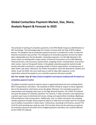 Global Contactless Payment Market