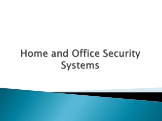 Home and Office Security Systems | UnikCCTV