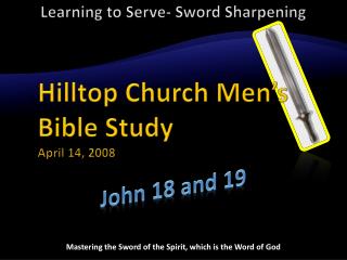 John 18 and 19