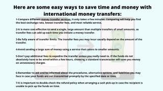 Here are some easy ways to save time and money with international money transfers-1