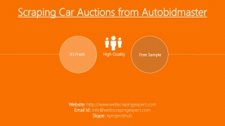 Scraping Car Auctions from Autobidmaster