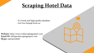 Scraping Hotel Data