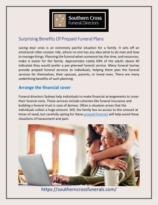 Surprising Benefits of Prepaid Funeral Plans