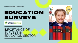 Importance of Surveys in Education Sector - CViewSurvey