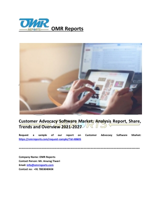 Customer Advocacy Software Market Size, Share, Industry Growth, Report 2027