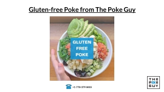 Gluten-free Poke from The Poke Guy