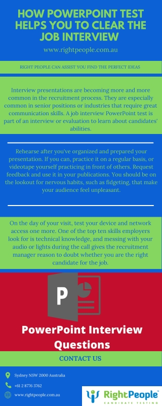 How PowerPoint Test Helps You to Clear Job Interview?