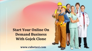 Start Your Online On Demand Business With Gojek Clone