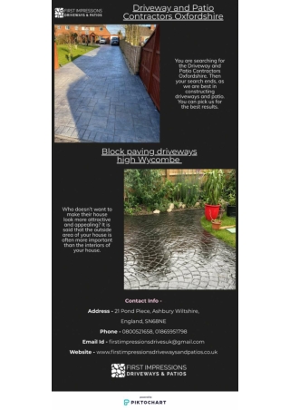 Driveway and Patio Contractors Oxfordshire