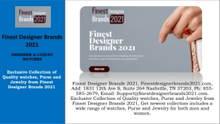 Ph: 855-585-2679 - Support@finestdesignerbrands2021.com
