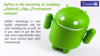 Android app development courses in Durgapur