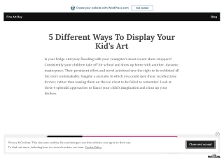 5 Different Ways To Display Your Kids Art