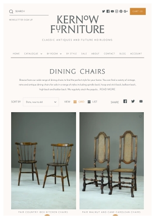 retro dining chairs