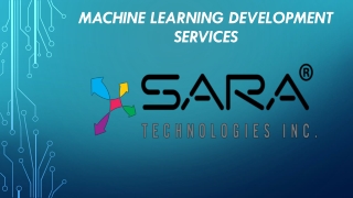 Machine Learning Development Services