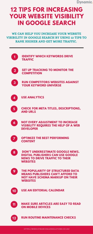 12 Tips for Increasing Your Website Visibility in Google Search | Dynamic 2021