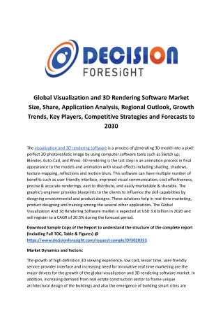 Global Visualization and 3D Rendering Software Market.docx