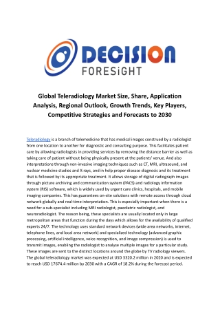 Global Teleradiology Market .docx