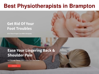 Best Physiotherapists in Brampton