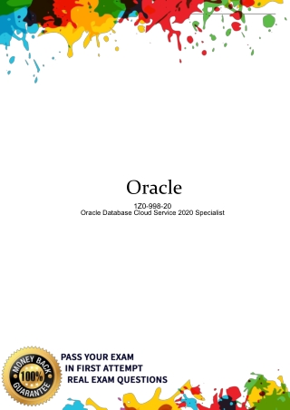 Oracle 1Z0-998-20 Dumps – 1Z0-998-20 dumps PDF - Dumpsforsure.com