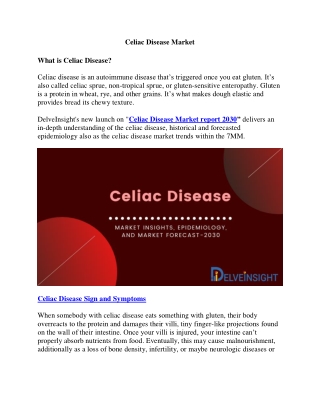 Celiac Disease Market