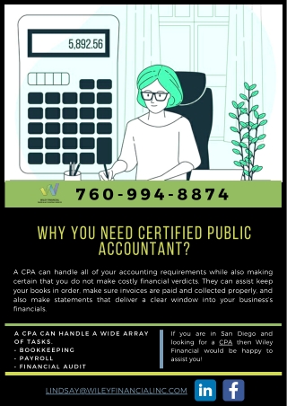 Why you need Certified Public Accountant?