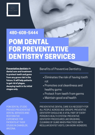 POM Dental for Preventative Dentistry Services