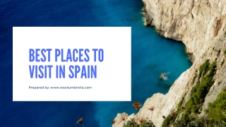 Best Places to Visit in Spain