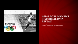 What Does Olympics Historical Data Reveal