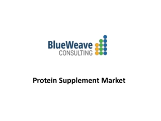 Protein Supplement Market during Forecast 2021-2027