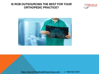 Is RCM Outsourcing The Best For Your Orthopedic Practices