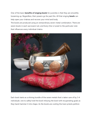 What is singing bowl