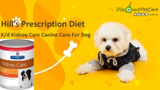 Buy Hill’s Prescription Diet k/d Kidney Care Canine Cans Pet Food Online