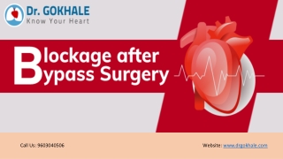 Blockage after Bypass Surgery Dr Gokhale