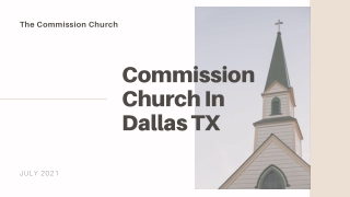 Commission Church In Dallas TX