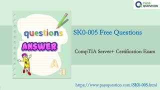 CompTIA Server  SK0-005 Practice Test Questions
