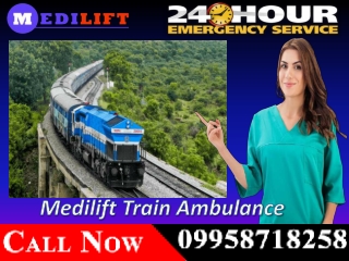 Use Train Ambulance in Patna and Varanasi by Medilift Best and Fast Train Ambulance