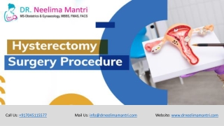 Hysterectomy Surgery Procedure | Dr Neelima Mantri