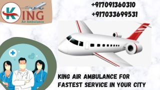 Take King Air Ambulance Service in Allahabad with All Care Support