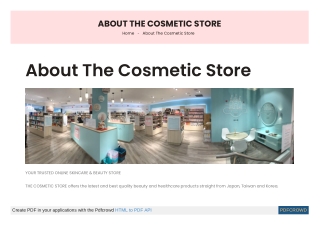 Buy beauty products online in NZ – The Cosmetic Store Auckland