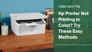 Hp Printer Not Printing Color 1-8009837116 Get Help Now | HP Printer Helpline