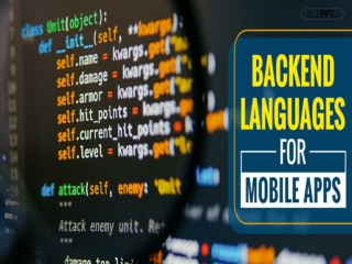 Best Backend Languages For Mobile Apps