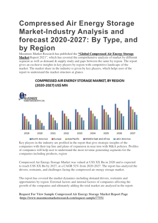 Compressed Air Energy Storage Market