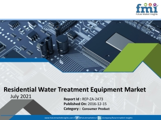 Residential Water Treatment Equipment Market