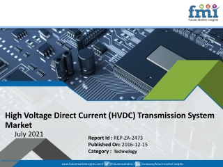 High Voltage Direct Current (HVDC) Transmission System Market