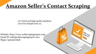 Amazon Seller’s Contact Scraping