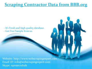 Scraping Contractor Data from BBB.org