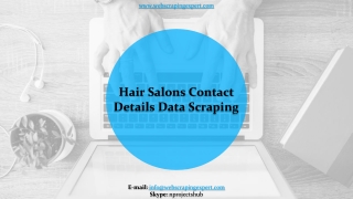 Hair Salons Contact Details Data Scraping