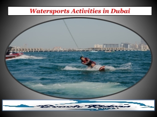 Watersports Activities in Dubai